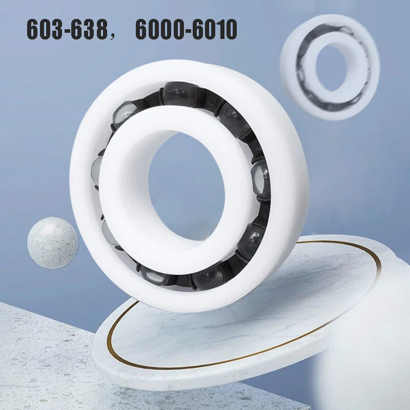 POM Plastic Bearing 603-638 6000-6010 Wear-Resistant Deep Groove Ball Bearings