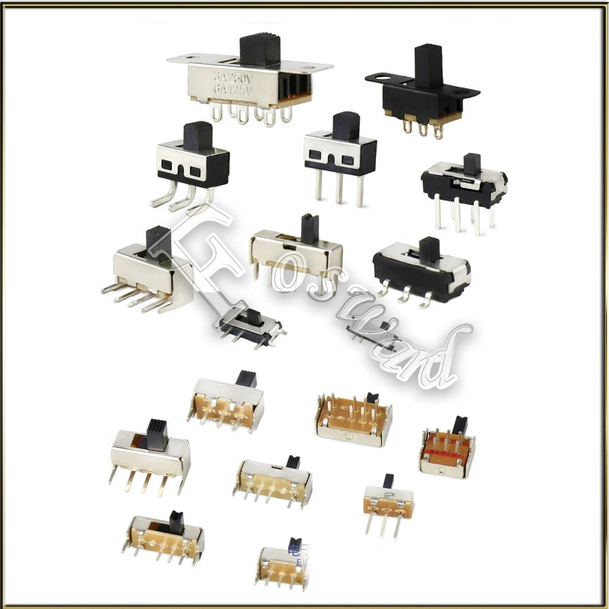 Mini Slide Switch SPDT 2/3-Position — 3/4/6 Pin PCB Micro Toggle Switch