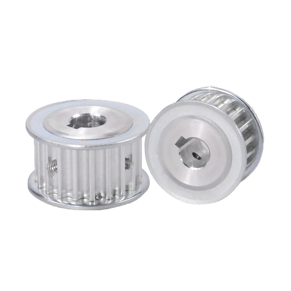 HTD5M Timing Belt Pulley 15 16 18 20 22-100 Tooth Key-Bore for CNC-Step Motor