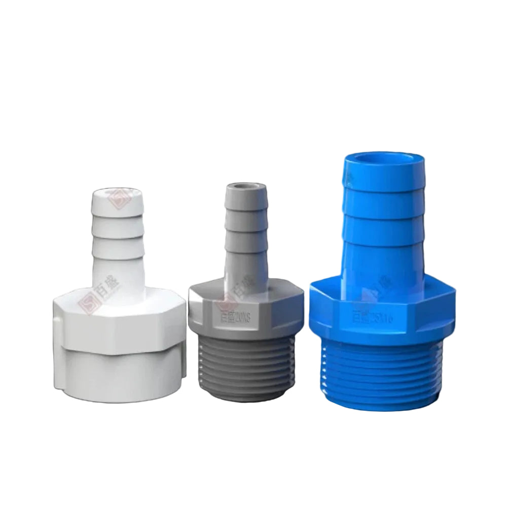 Hosetail Connector Fitting Barbed Male BSP Plastic Pond Pool Hose Pipe Adaptor