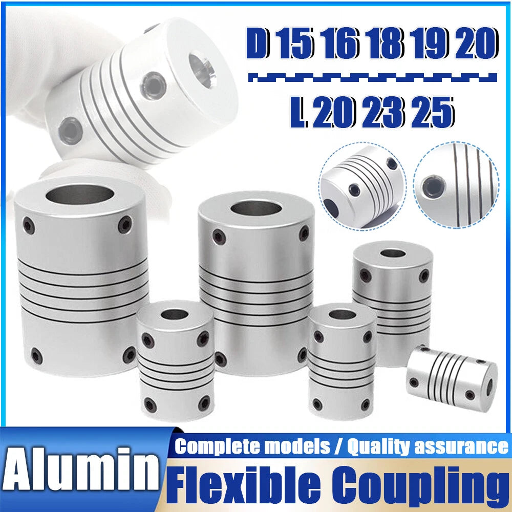 Flexible Shaft Coupling Rigid for CNC Motor Coupler 3D Printer 2/3/4/5/6/8/12mm