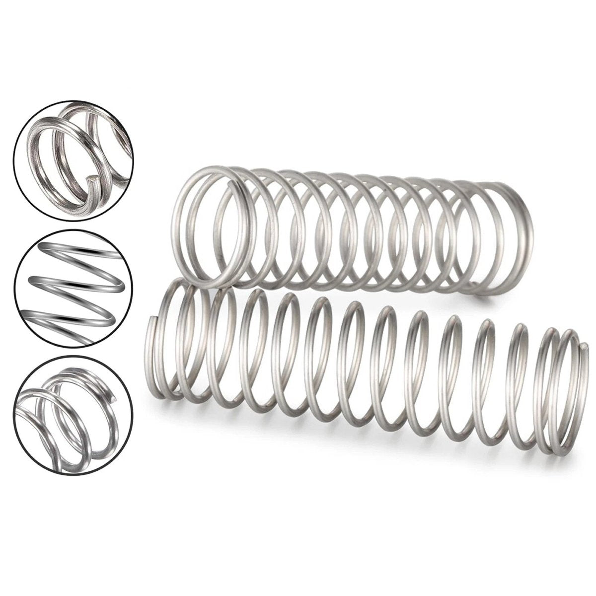 Compression Spring 8 - 10mm Diameter Various Sizes And Length Pressure Compressed - HomeDIYer