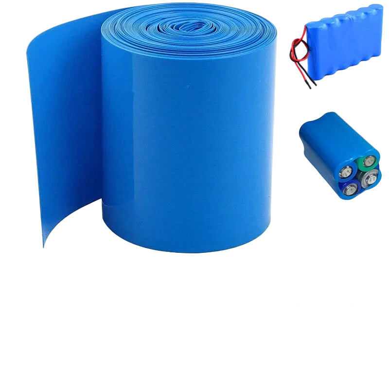 PVC Heat Shrink Tubing for RC Battery Packs — LiPo, NiMH, NiCd | Blue & Color Options
