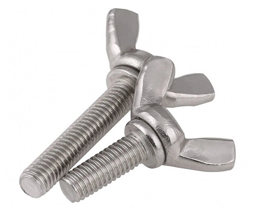 A4 316 Stainless Steel Wing Bolts & Thumb Screws M4 M5 M6 M8 – Marine Grade
