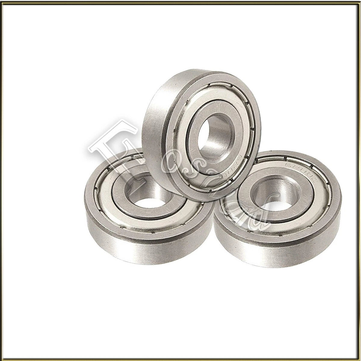 Deep Groove Ball Bearings Double Shielded Steel ZZ Shielded Bearing Bore 2 ~40mm