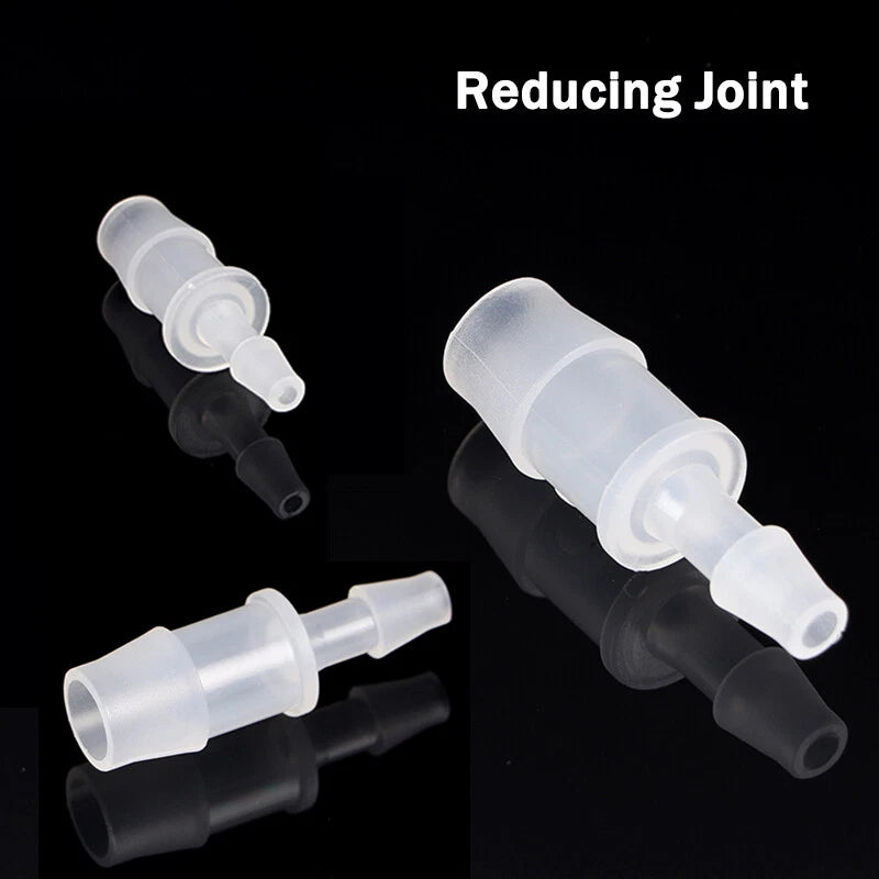 Straight Reducing Hose Connector — Plastic Push-Fit Water Pipe Adaptor, Multiple Sizes