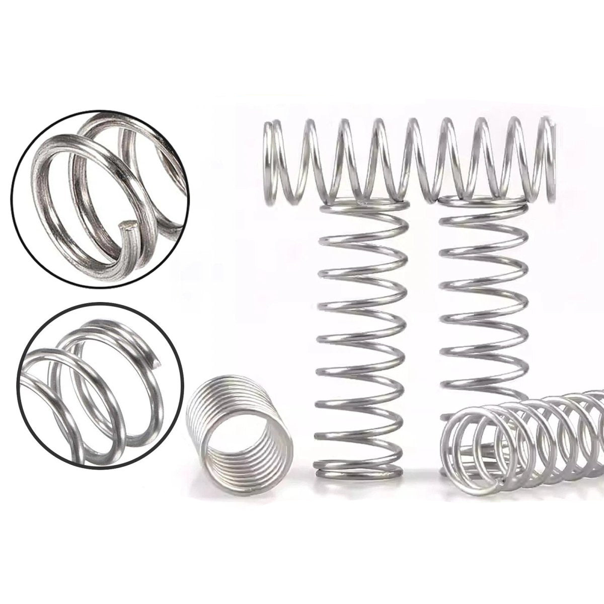 Compression spring Stainless steel wire 0.9mm Return spring outer diamete 5 - 16mm - HomeDIYer
