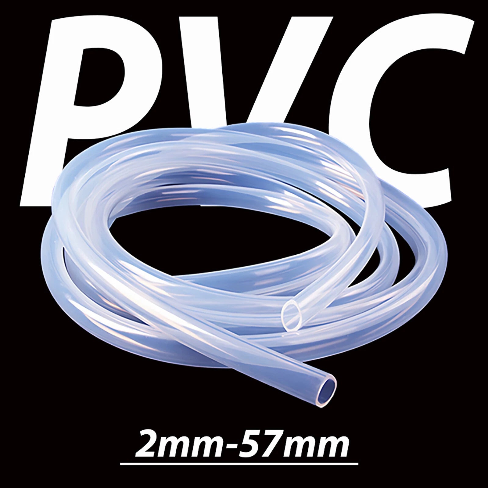 Clear PVC Tubing – Food Grade Flexible Plastic Hose for Air, Water, Aquarium & Pond