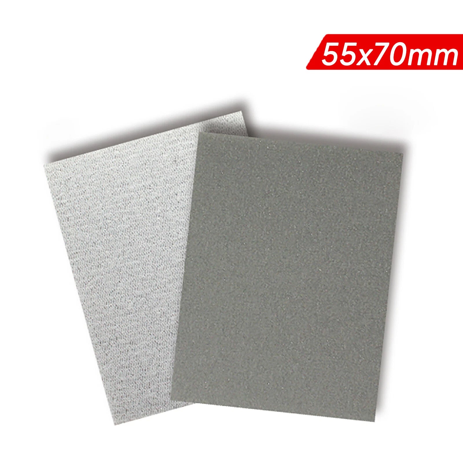 55mm x 70mm Wet and Dry Foam Sponge Sanding Block Pads Sandpaper 300-3000 Grit