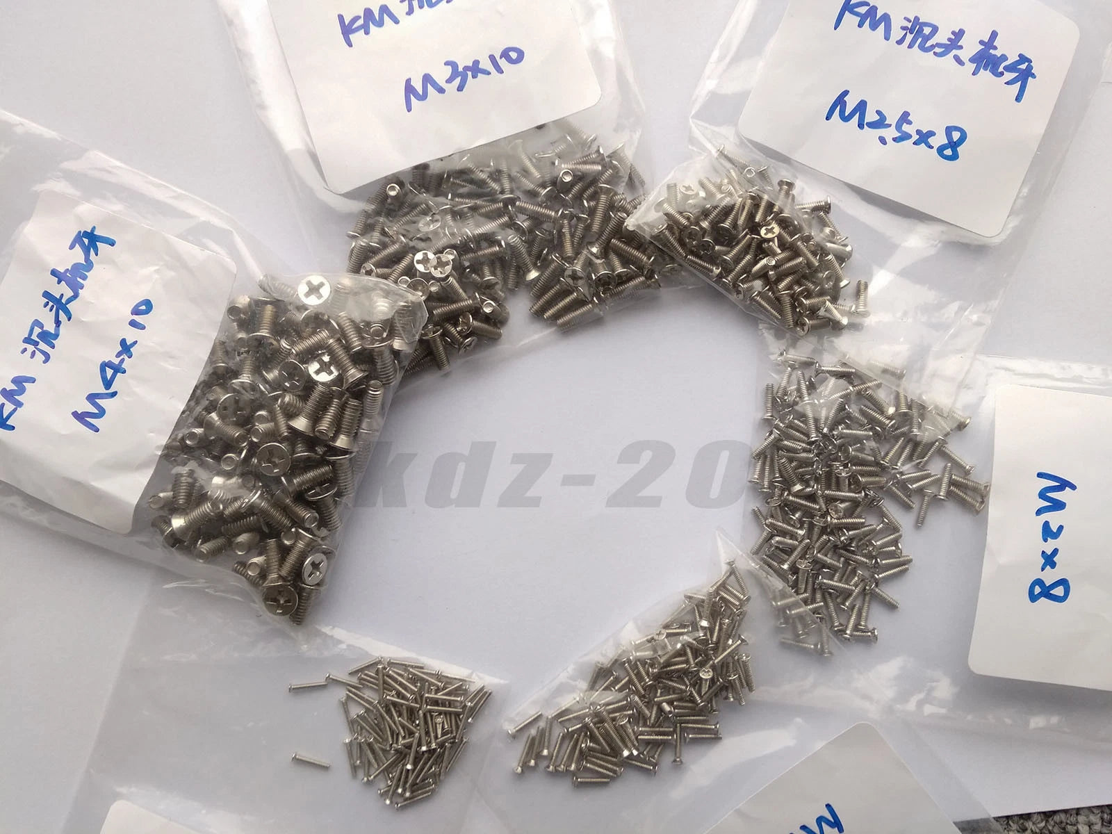 Nickel-Plated Micro Machine Screws M1.2 M1.4 M1.6 M1.7 — Laptop, Keyboard, Phone & DIY