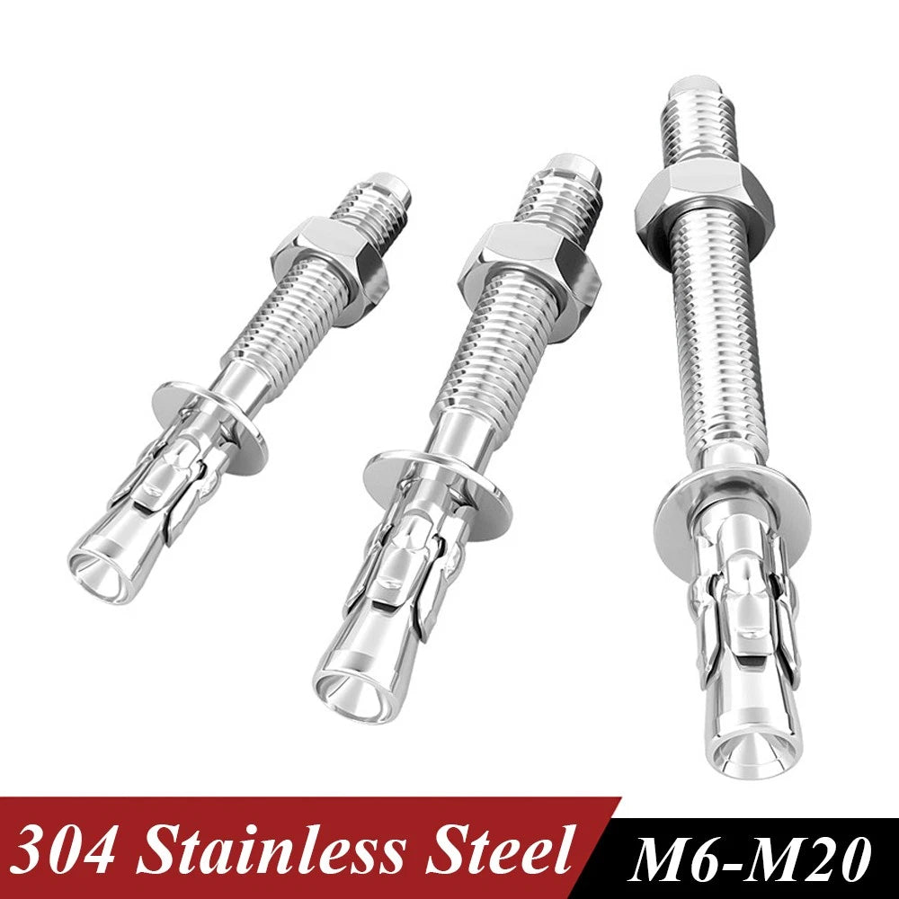 304 Stainless Steel Through Bolts Wall Expansion Anchor Bolts M6–M20