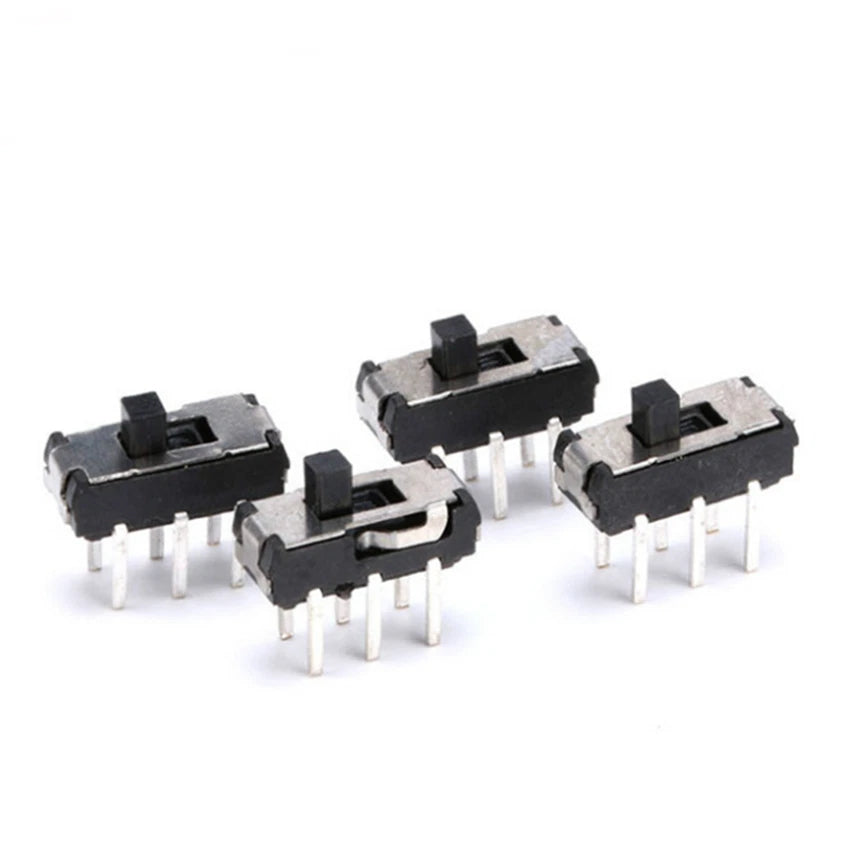 6 Pin Slide Switch DPDT 2 Position Toggle Switch for PCB & Breadboard
