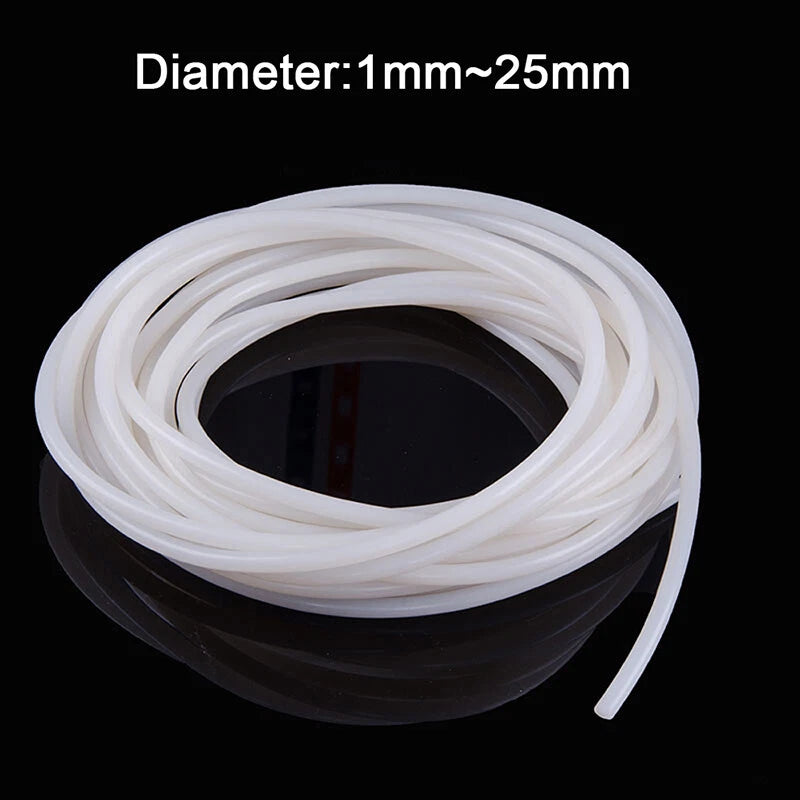Silicone Round Rod Sealing Strip Waterproof Solid Silicone Wire Diameter 1~25mm