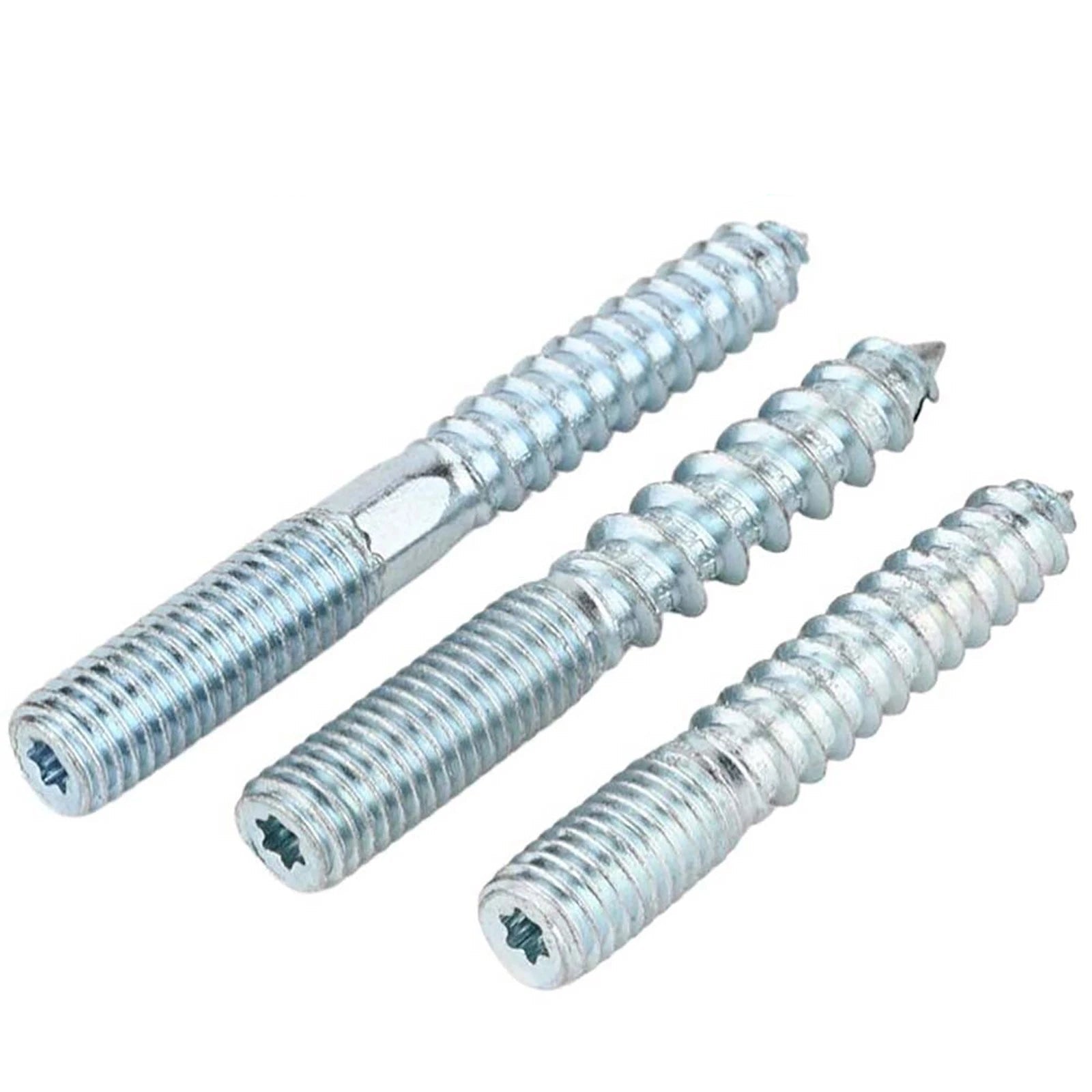 Hanger Bolts M6 M8 Zinc Plated Torx Drive – Wood to Machine Thread, 20/10/5 Pack