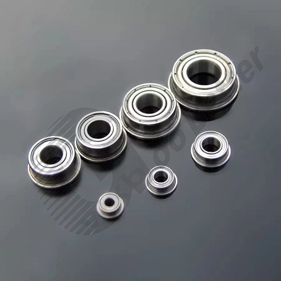 Flanged Ball Bearing ID=2~10mm Metal Shielded Miniature Flanged Ball Bearings