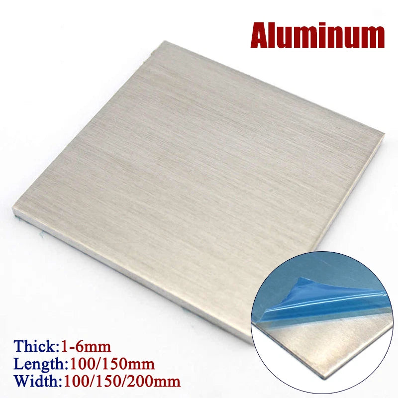 Aluminum Sheet Thk:1-6mm for Robot Model DIY Lightweight Durable Aluminum Plate