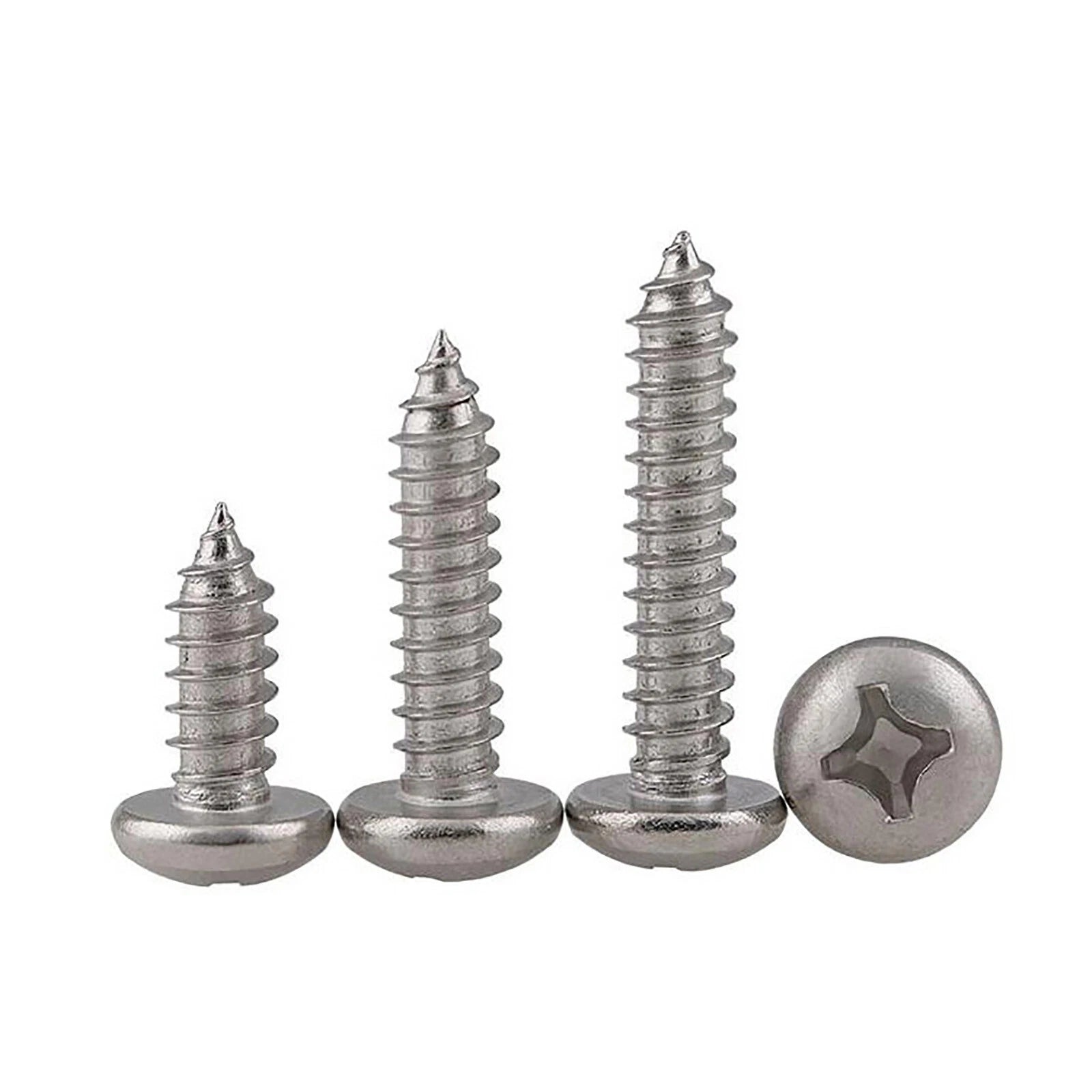 M3 M4 M5 Pan Head Self Tapping Screws – 201 Stainless Steel