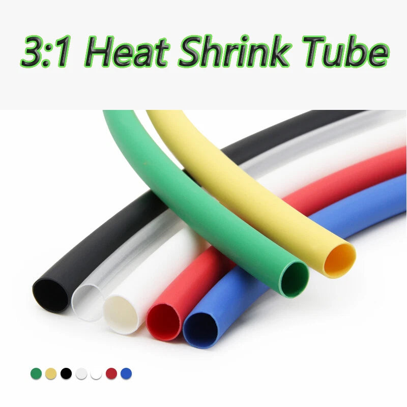 3:1 Heat Shrink Tubing with Adhesive Lining — Dual-Wall Electrical Sleeve