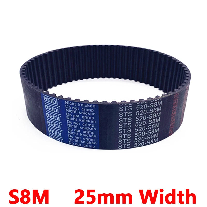 S8M HTD Timing Belt — 8mm Pitch, 25mm Width, Closed Loop Synchronous Drive Belt