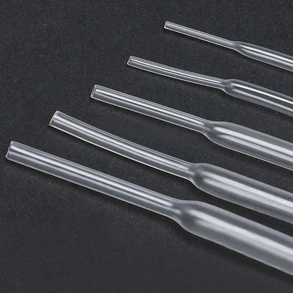 Clear Heat Shrink Tubing 2:1 – Transparent Electrical Sleeving 0.6mm to 80mm