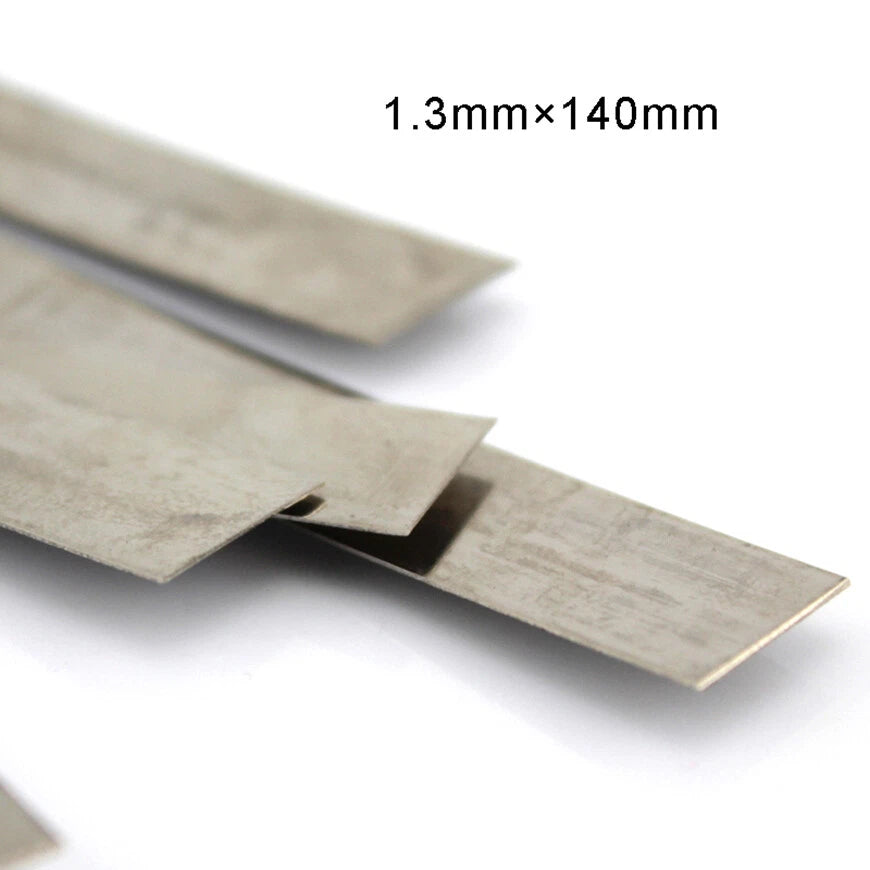 Stainless Steel Sheet Metal Plate 13×140mm Steel Spring Plate 0.3mm Thickness