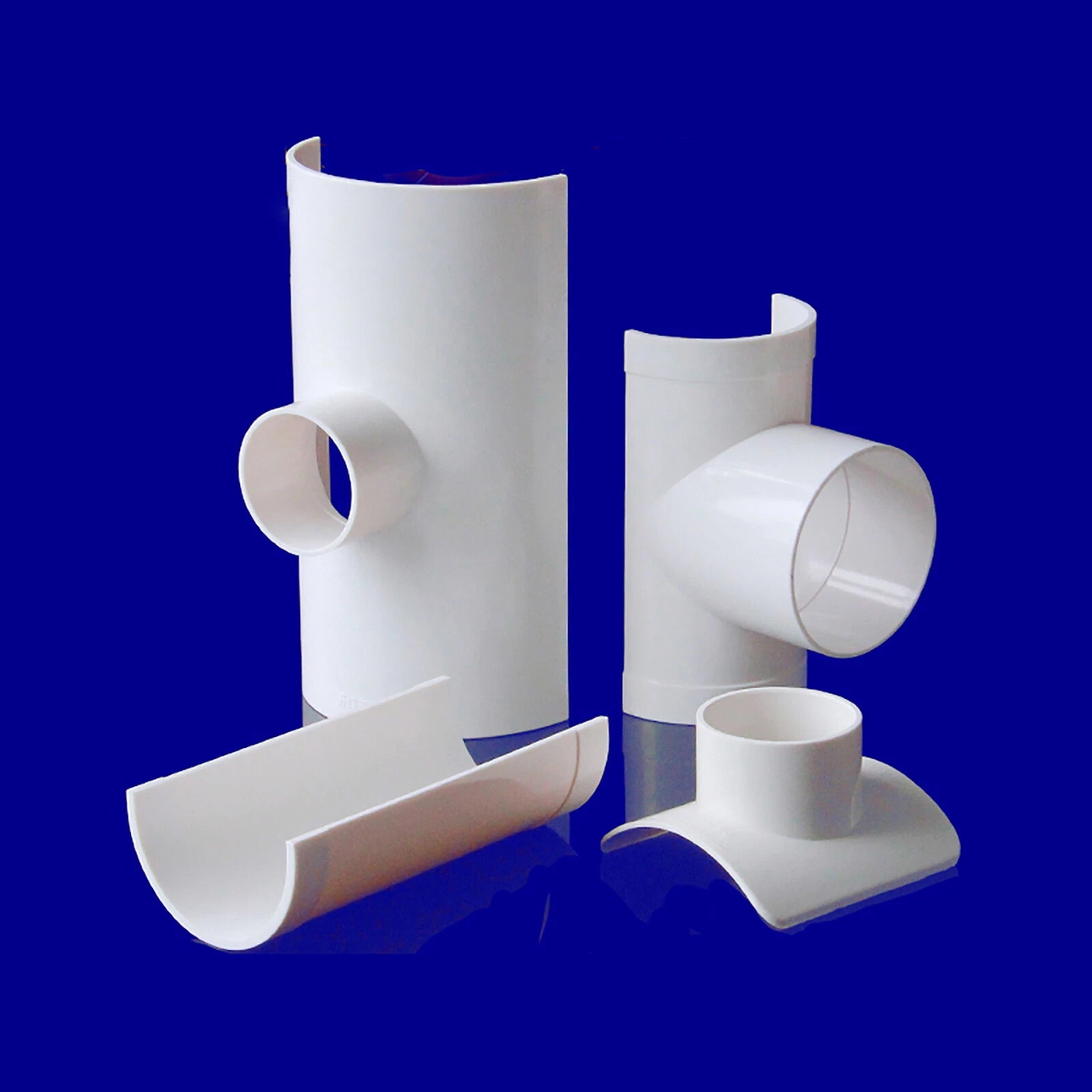 PVC Repair Pipe Fittings Reducing Tee Reducer Drain Waste Vent Water 50- 50mm