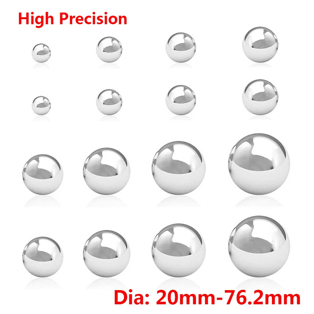 Chrome Steel Ball Bearings 20mm - 77mm Grade 10 Bike Replace Part High Precision