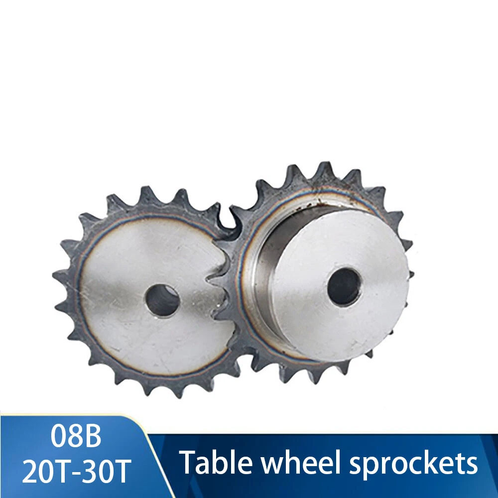 08B (1/2") Desk Wheel Simplex Roller Chain Taper Lock Sprocket - Choose Size