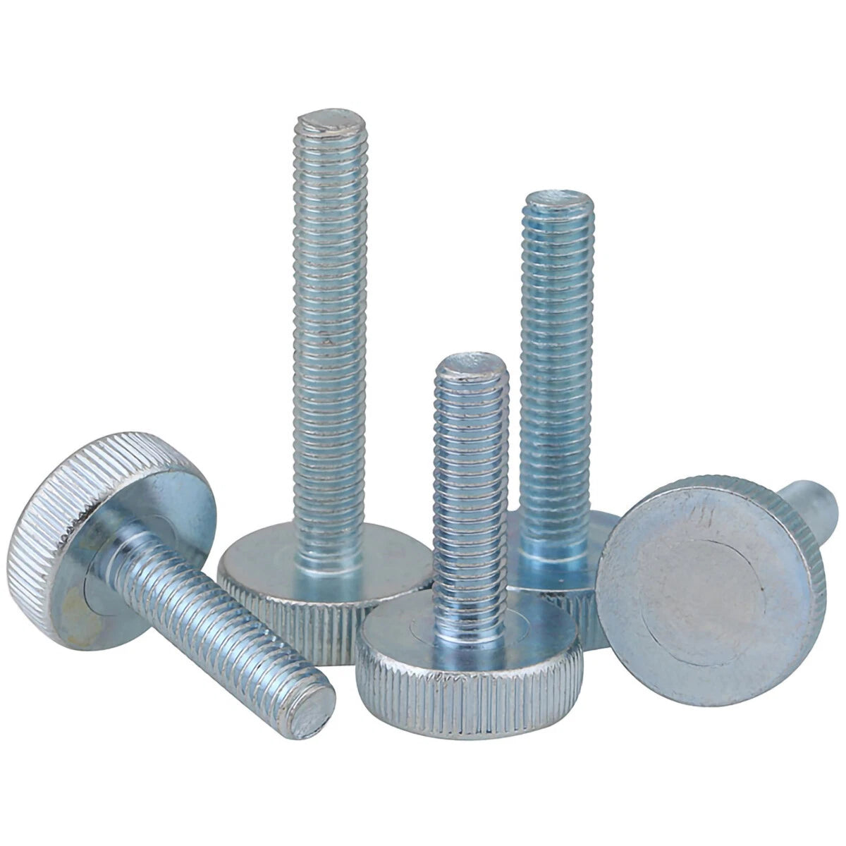 Knurled Thumb Screws M3 M4 M5 M6 M8 M10 | Flat Head Hand-Grip Bolts