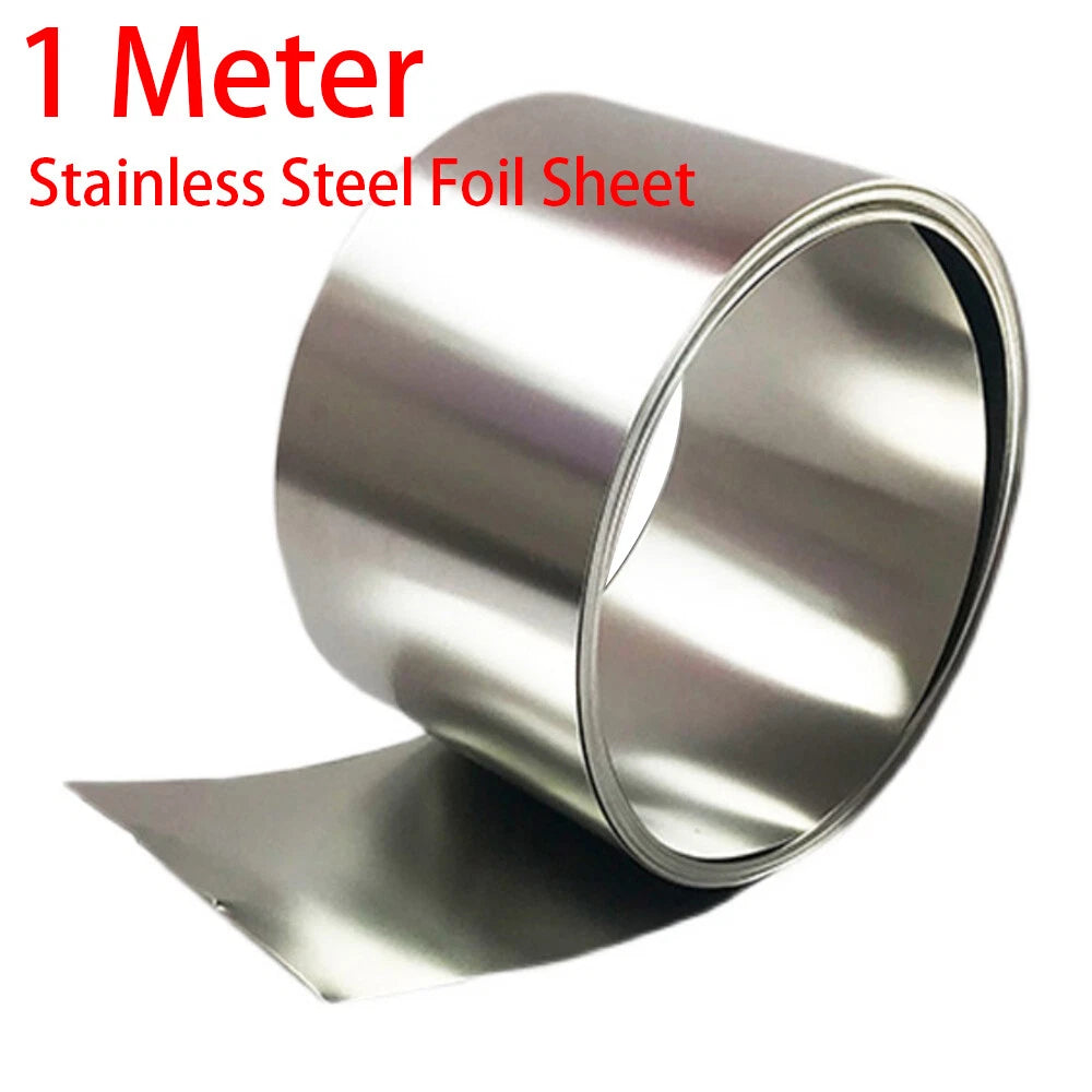 0.05-0.5mm x 300mm x 1000mm Stainless Steel Foil Sheet Fine Plate Strip Steel A2