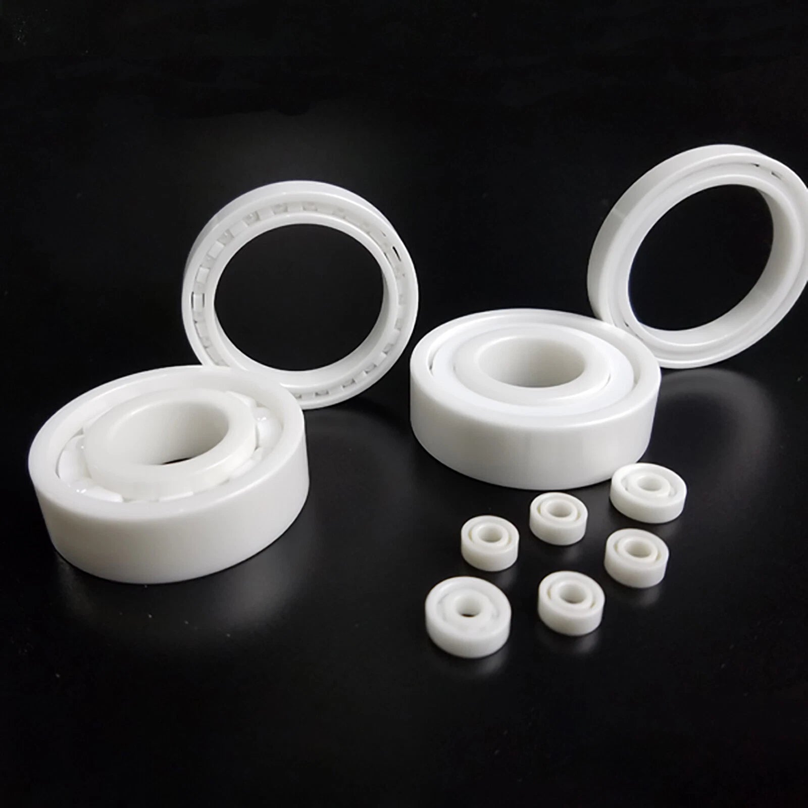 Full Ceramic Miniature Ball Bearings ZrO2 Zirconia 603 3x9x3mm to 699 9x20x6mm