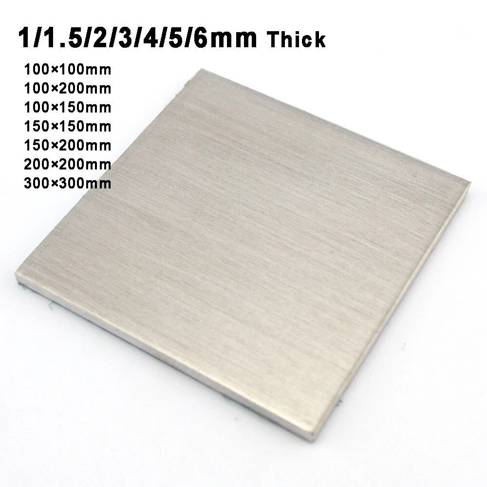 Aluminium Plate, Aluminum alloy Metal Sheet 1mm 1.5mm 2mm 3mm 4mm 5mm 6mm Thick