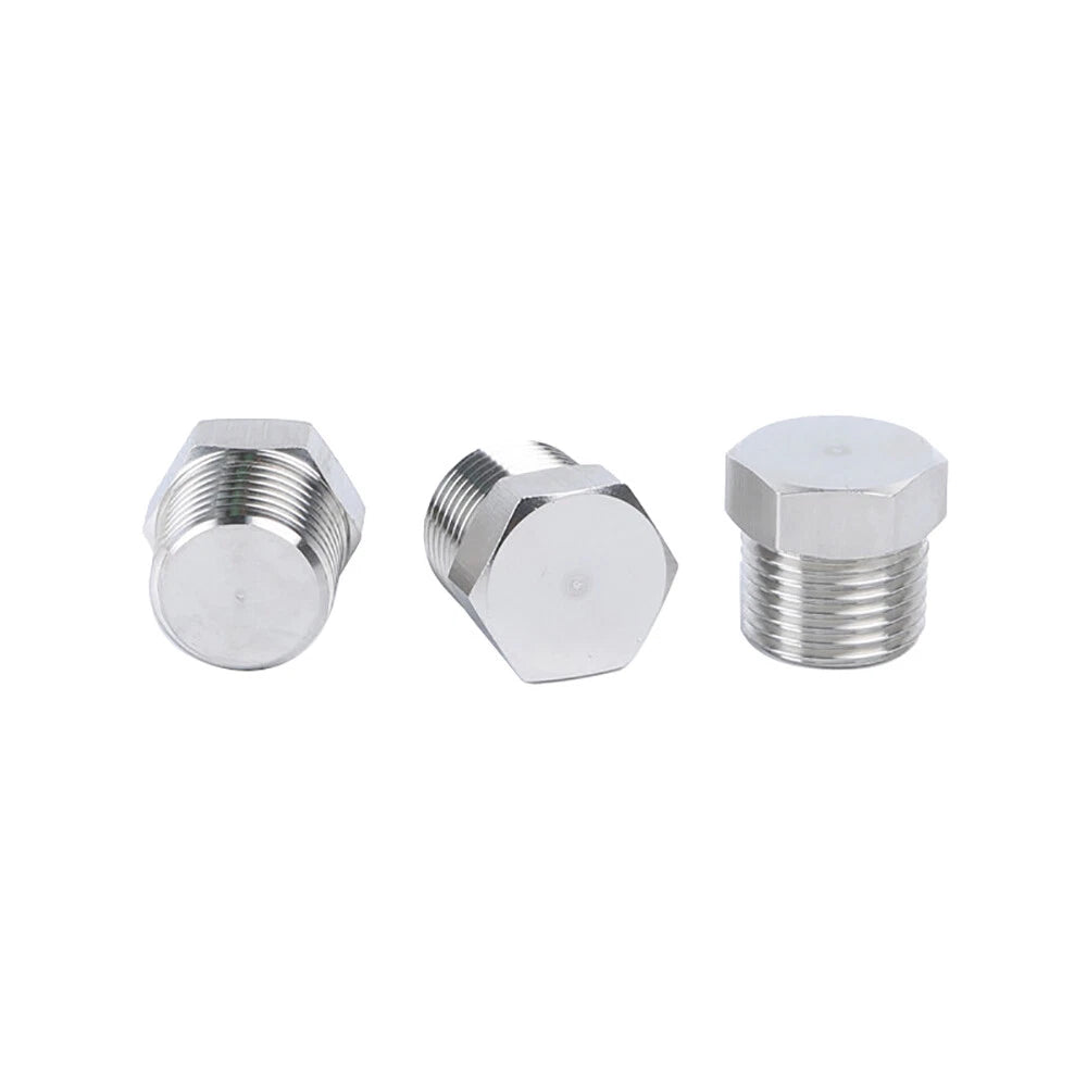 Hex Head Pipe Plug Male O-Ring Face Seal NPT/PT Stainless Steel 304 — 1/8" to 2"