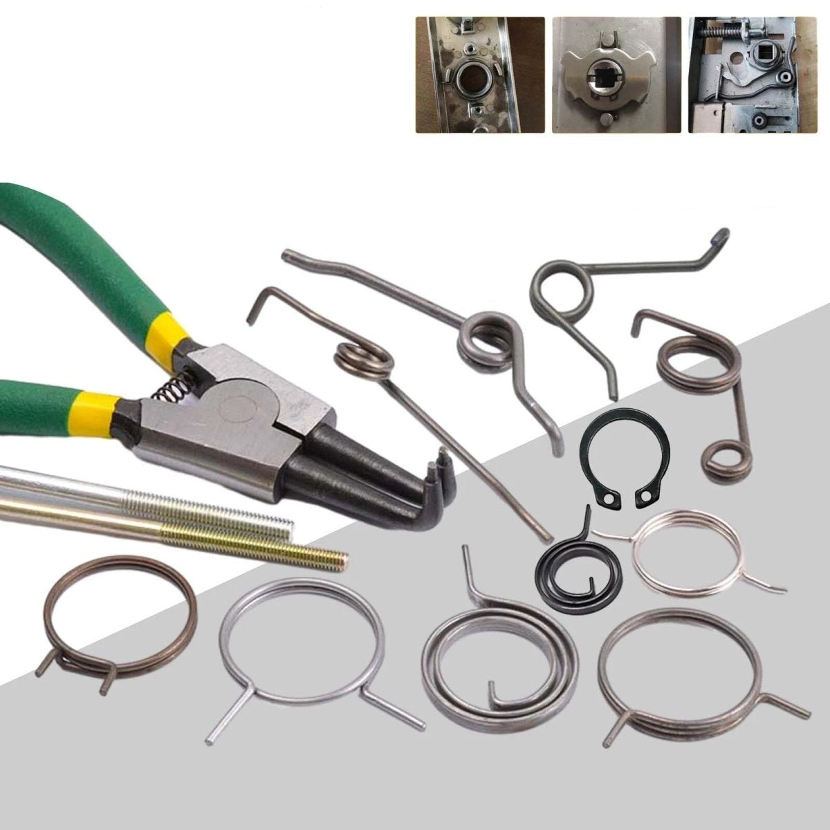 Door Lock Spring Replacement Torsion Spring for Handle Toilet Cabinet Repair - HomeDIYer