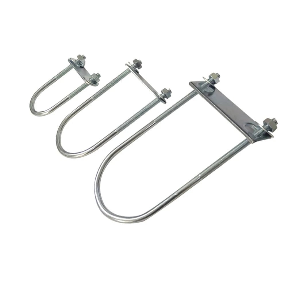 M6 M8 Stainless Steel 304 U - Bolt with Plate and Nuts — Multiple Sizes - HomeDIYer