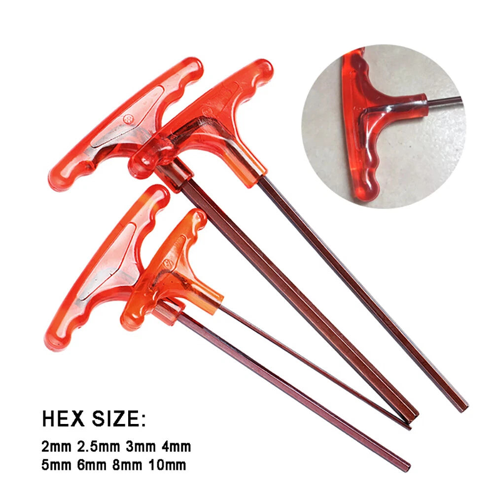 T Handle Hex Key Allen Wrench Metric Spanner 2mm 2.5mm 3mm 4mm 5mm 6mm 8mm 10mm