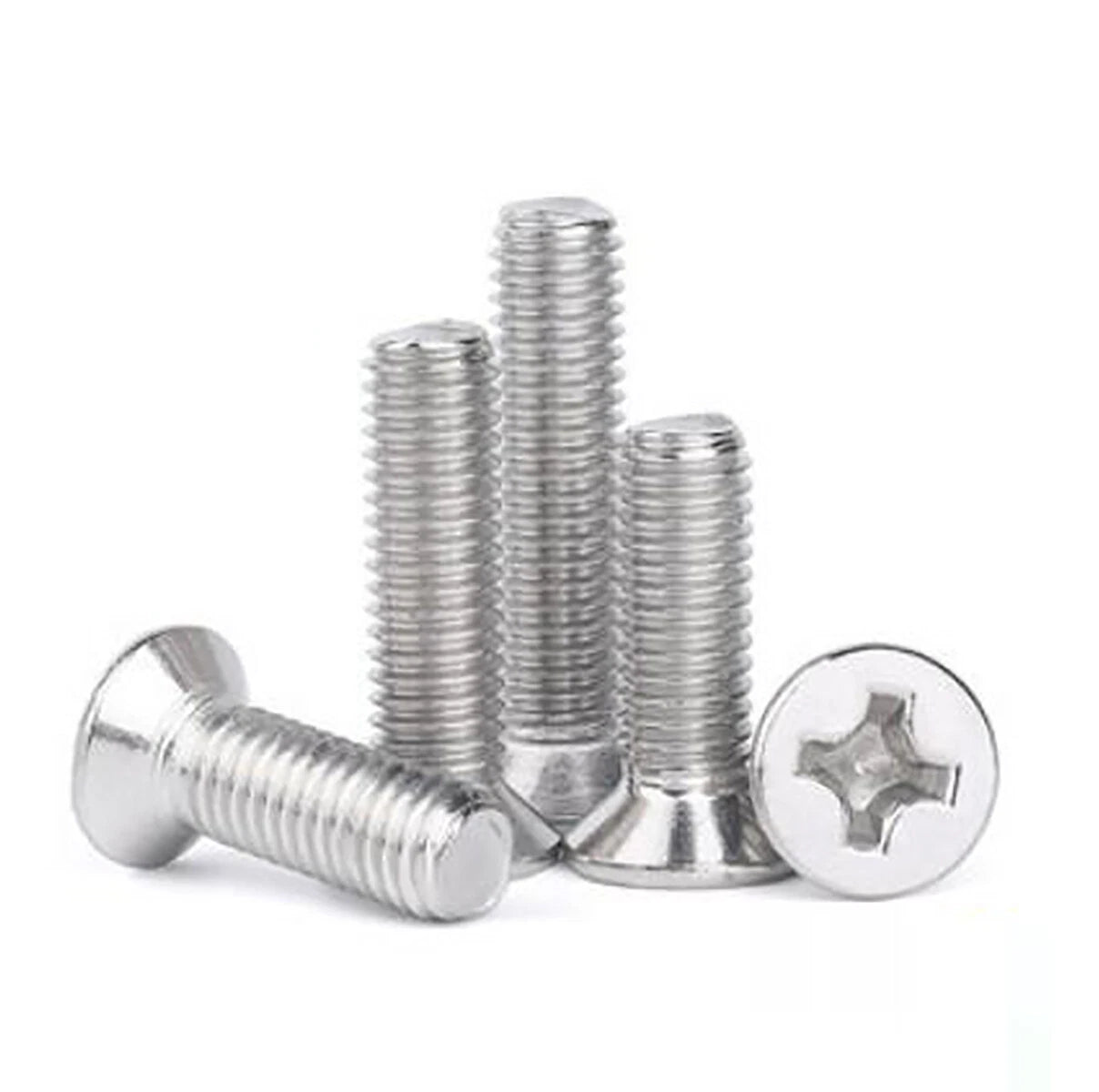 Phillips Flat Head Machine Screws UNC #2-56 to #10-24 – A2 304 Stainless Steel