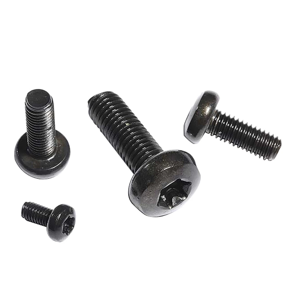 Black A2 Stainless Steel Button Head Security Torx Machine Screws M2 M2.5 M3 M4 M5 M6 — Tamper-Resistant, 3mm to 50mm