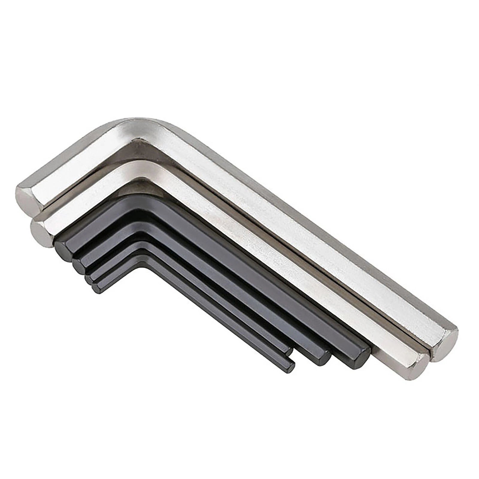Metric Allen Key-Hex Wrench M0.7/0.9/1.2/1.5/2/3/4/5/6/8/10/12 Black/Ni-plated
