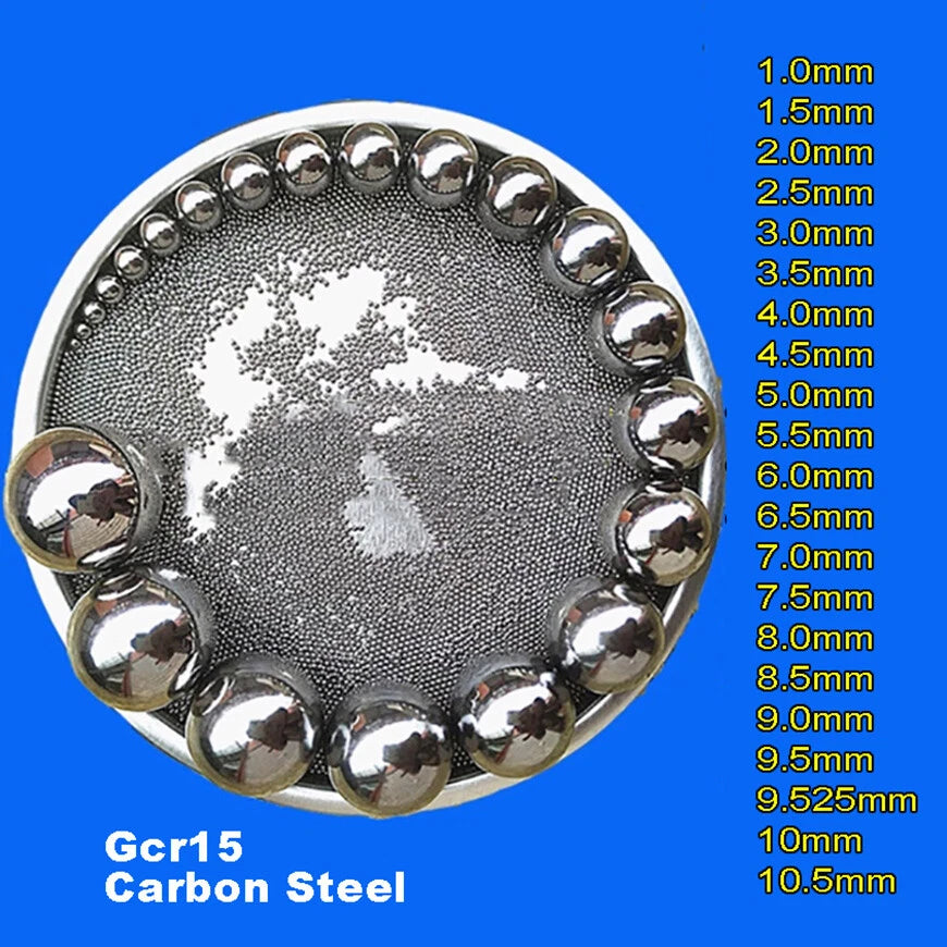 1.0mm-10.5mm Carbon Steel Ball-Gcr15 Steel Ball Bearing Replacement Bearings