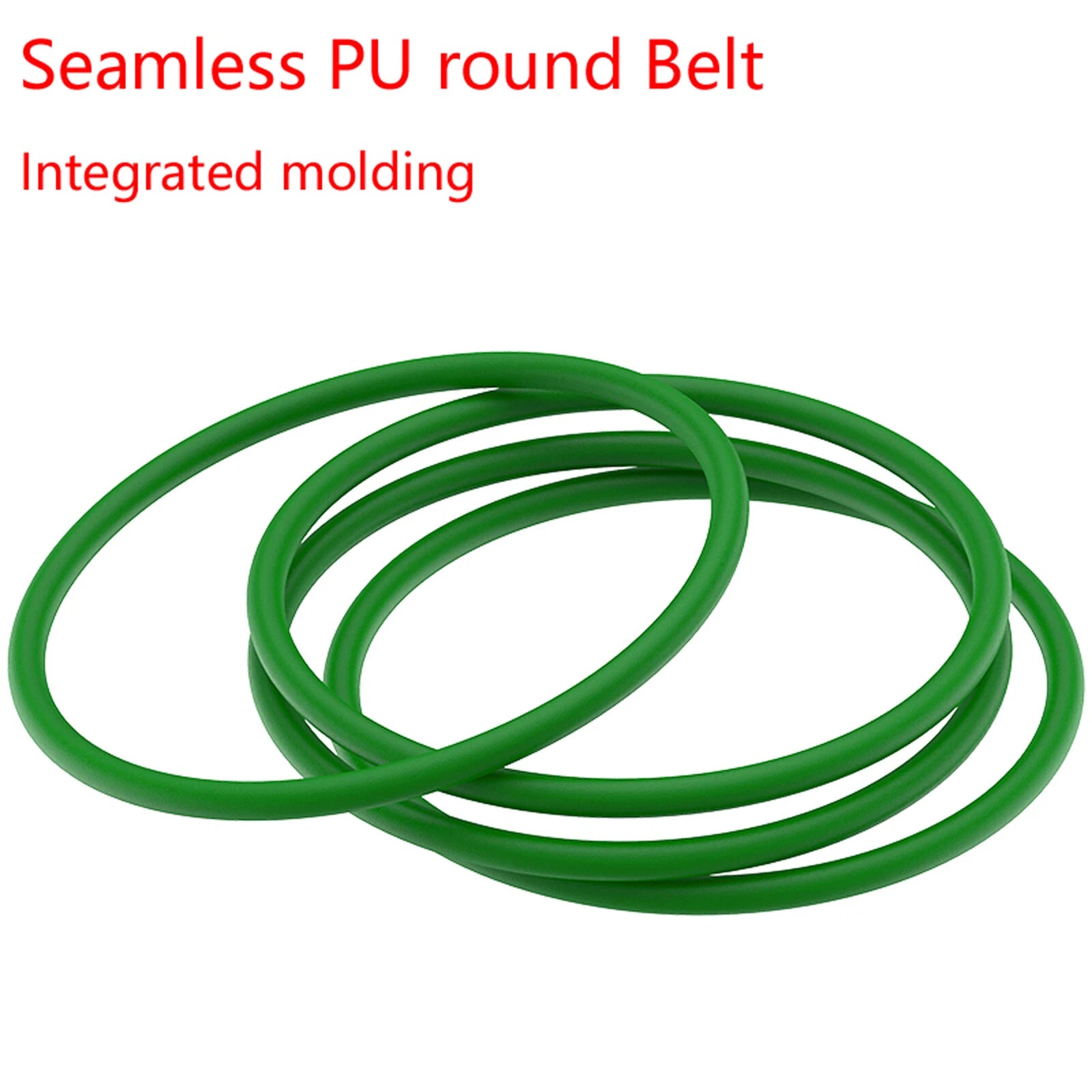 PU Round Belt Polyurethane Closed Loop Drive Belt — 4, 5, 6, 8, 10mm Diameter