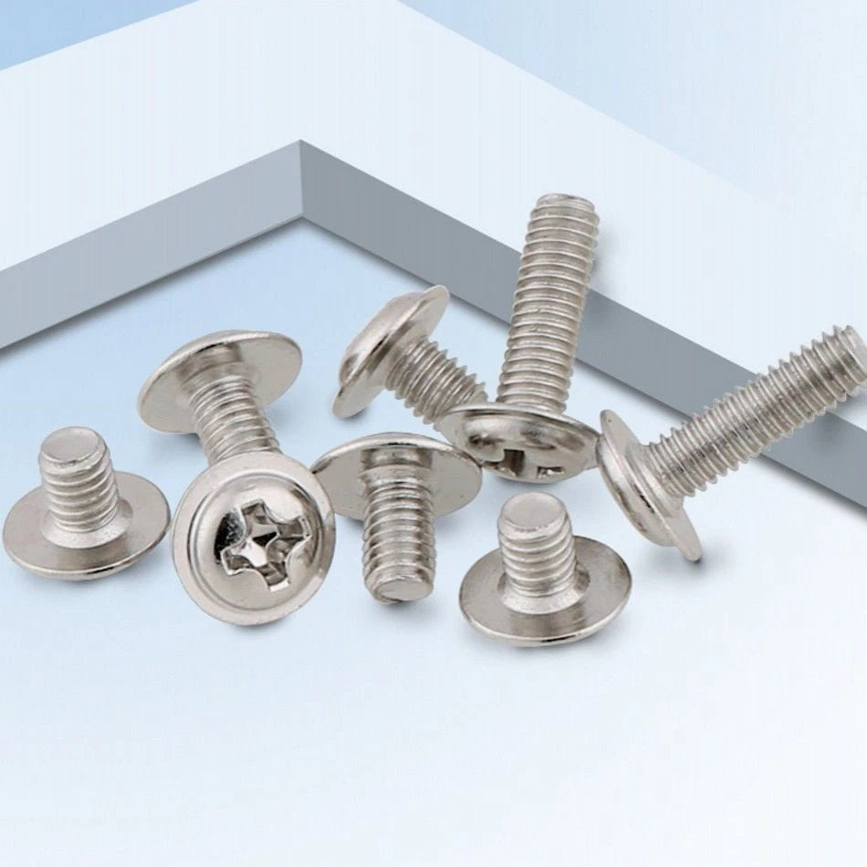 G304 Stainless Steel Phillips Pan Washer Head Machine Screws — M2 M2.5 M3, 3–20mm