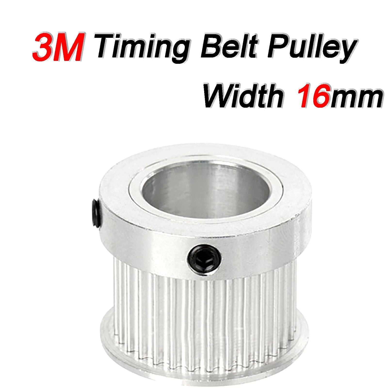 Synchronous Wheel HTD-3M 12 - 30 Teeth Timing Belt Pulleys Pitch 3mm ,Width 16mm