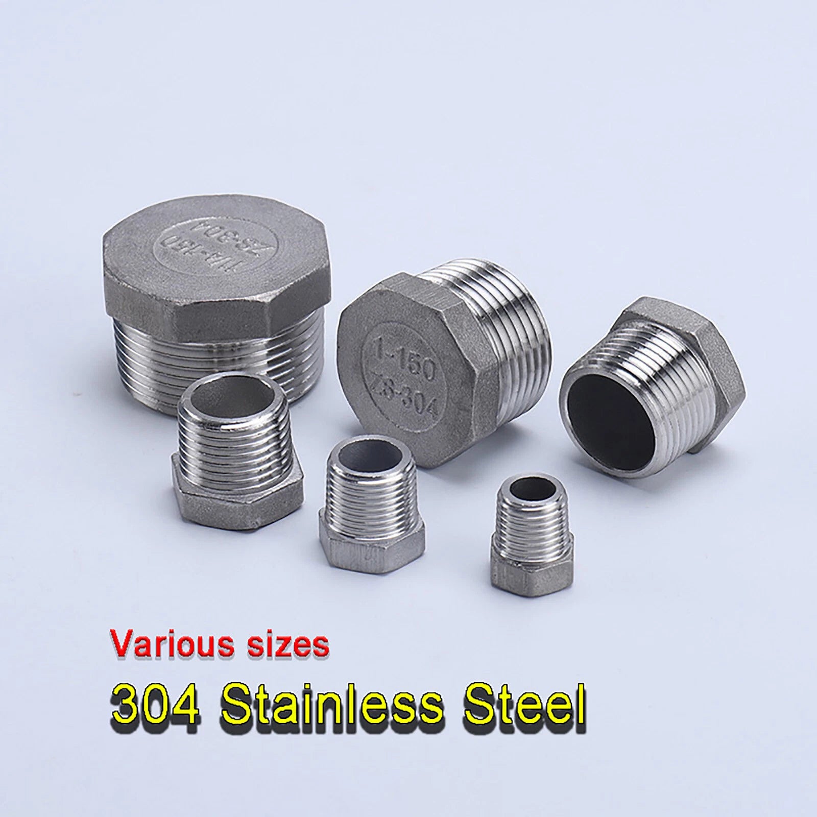 BSP Male Blanking Plug 304 Stainless Steel Pipe End Cap