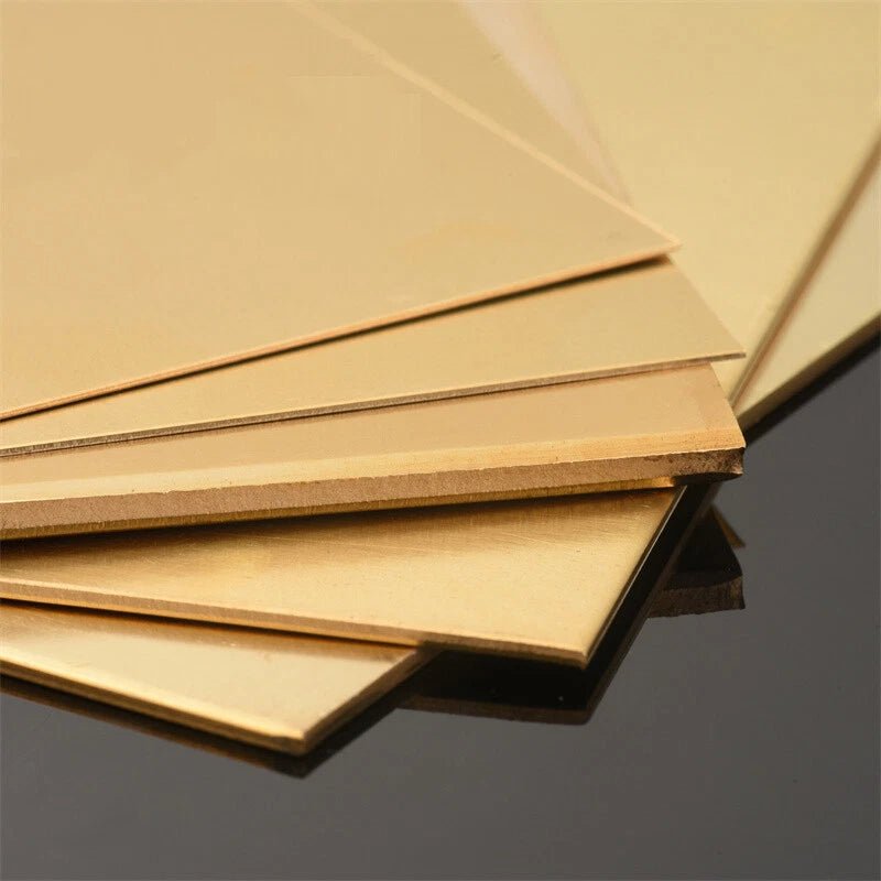 H62 Brass Sheet Plate Metal Foil Thick 0.5/0.8/1/1.2 to 6mm Guillotine Offcuts - HomeDIYer