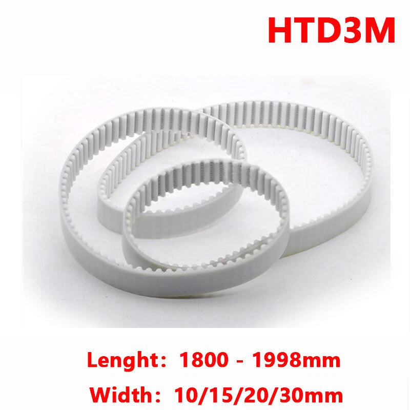 Closed Loop Timing Belt 1800–1999mm Perimeter | PU Steel Wire | 10/15/20/30mm Width