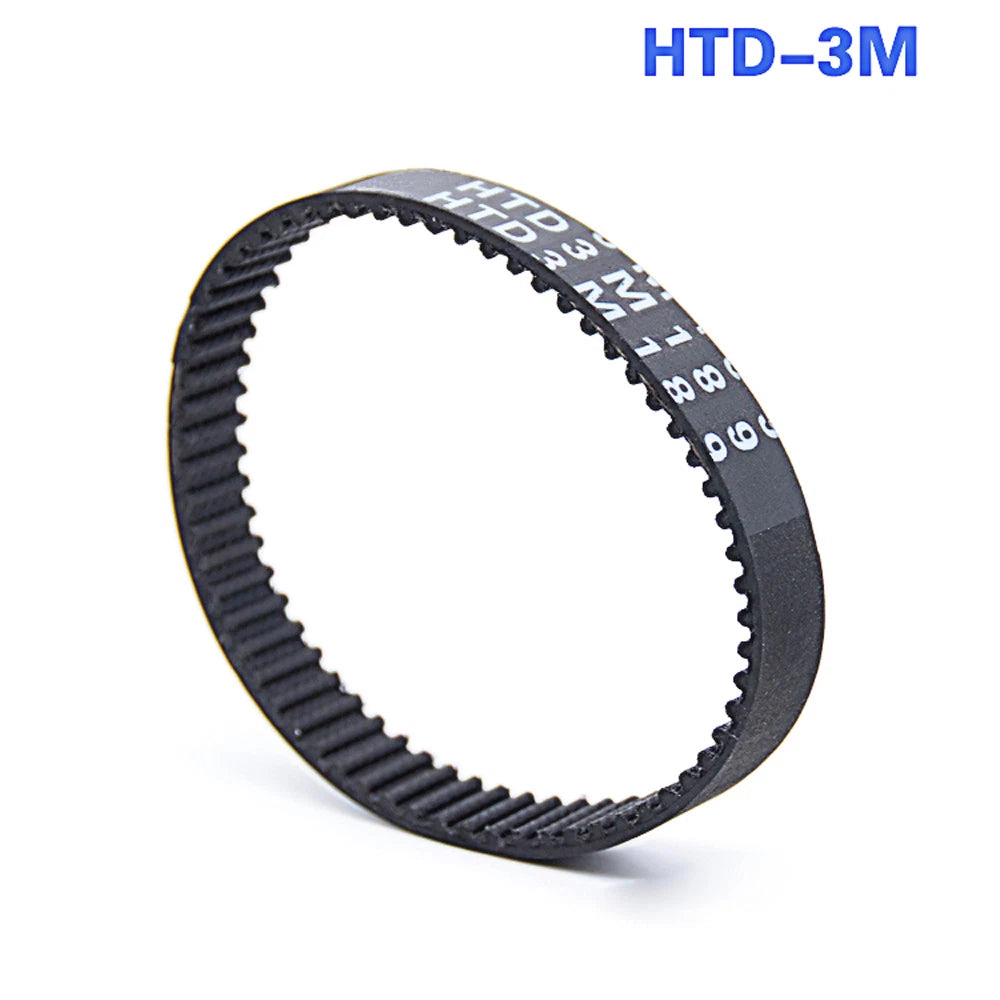 HTD 3M Timing Belt 198-231mm Close Loop Synchronous Belt 10mm 15mm Width