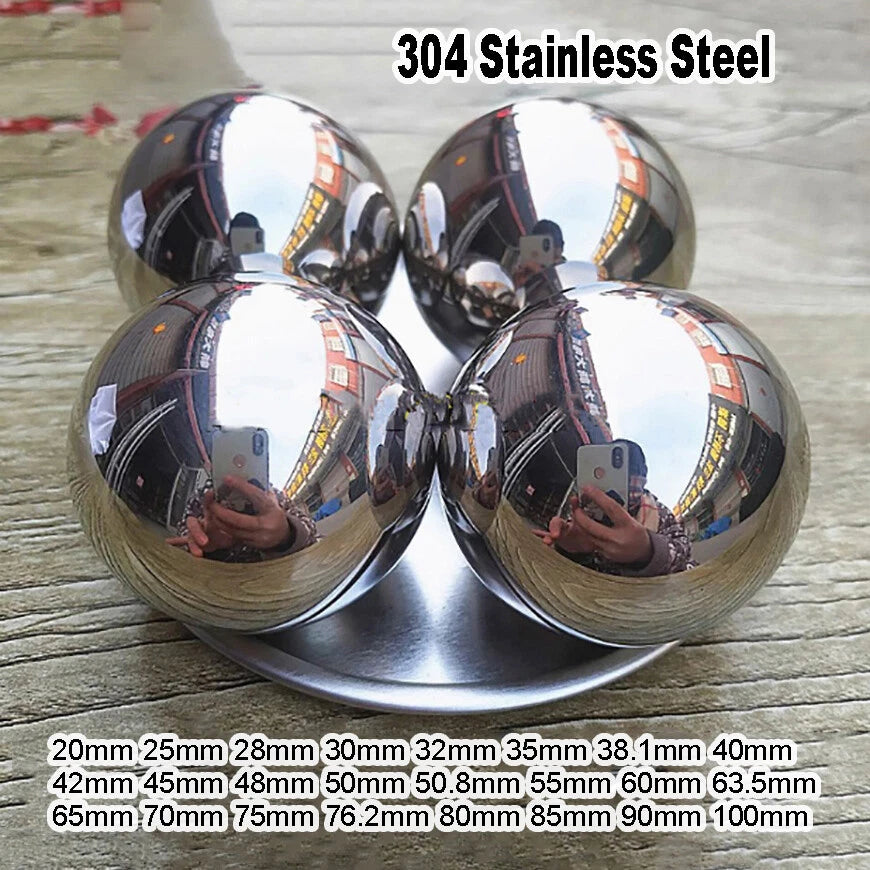 Solid 304 Stainless Steel Ball Bearings 20 25 30 35 40 45 50.8 75 76.2 85mm