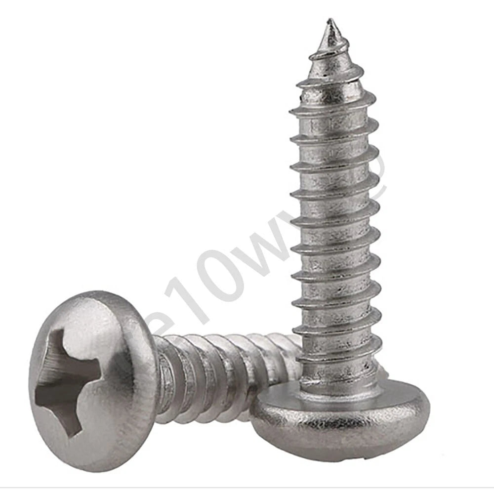 M5 M6 M8 Pan Head Self Tapping Screws – 304 Stainless Steel