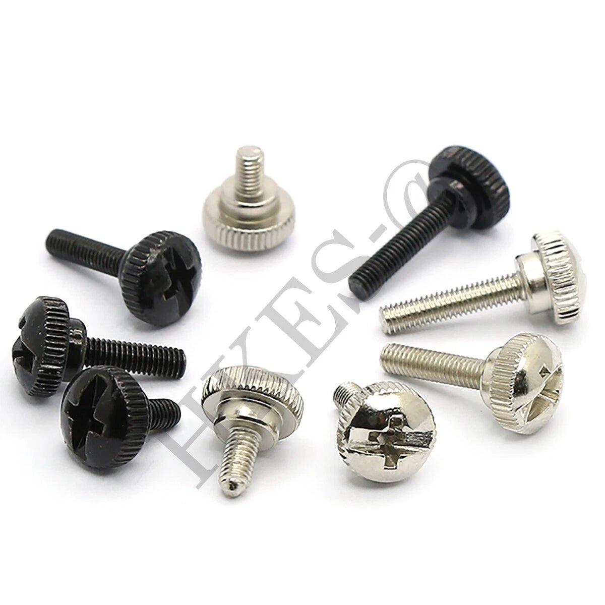 Phillips Step Knurled Thumb Screws – Carbon Steel Hand Grip Knob Bolts M3 M4 M5 M6 - HomeDIYer